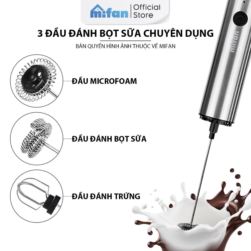 Máy Đánh Bọt Cà Phê Microfoam Mifan MF1501G