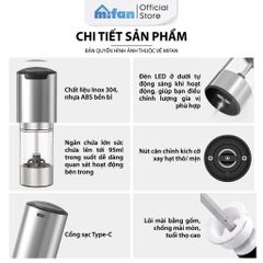 Máy Xay Tiêu Muối Tự Động Mifan Pepper Grinder