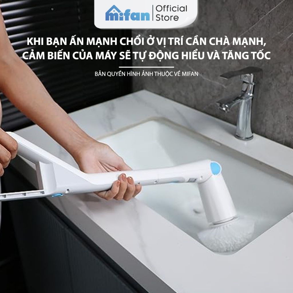 Phụ Kiện Thay Thế Máy Cọ Rửa Điện Cầm Tay Đa Năng Mifan K3 C3