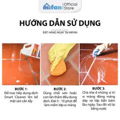 Nước Tẩy Xi Măng, Rêu Mốc SMART 2000 ml