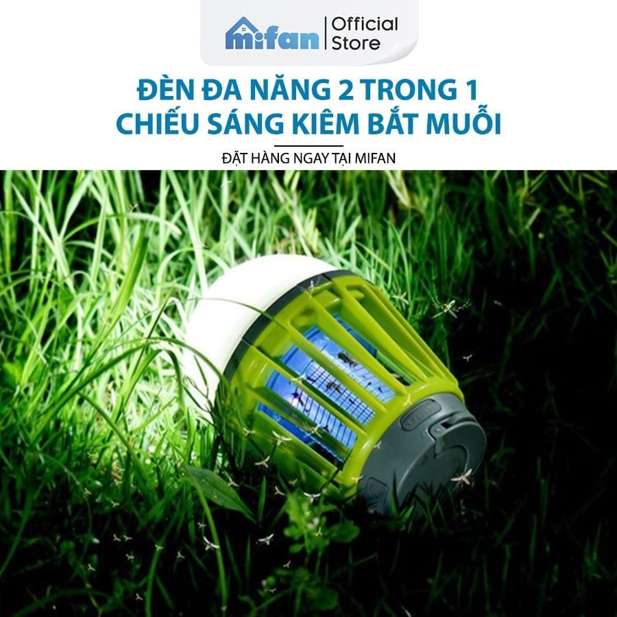 Đèn bắt muỗi tích điện 2 in 1 Weidasi WD-215
