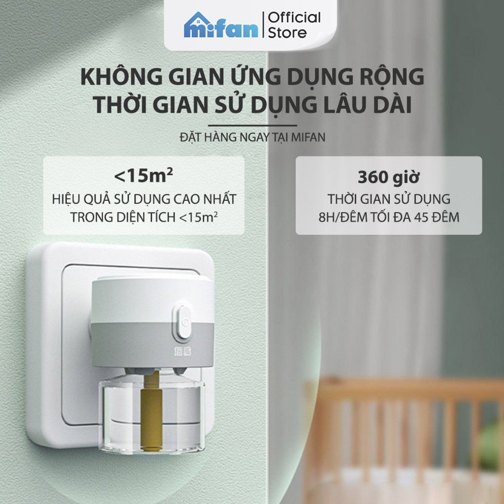 Máy xông tinh dầu đuổi muỗi Mifan Superb