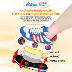 Miếng dán khử mùi giày tất, hôi chân hương chanh cực mạnh Mifan