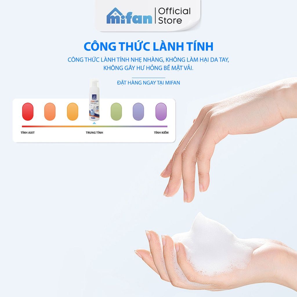Chai Xịt Giặt Khô Áo Khoác Mifan 200ml