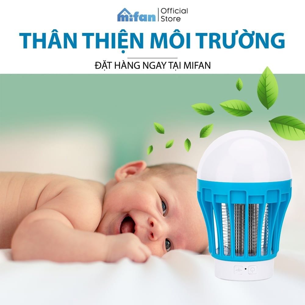 Đèn bắt muỗi tích điện 2 in 1 Weidasi WD-215