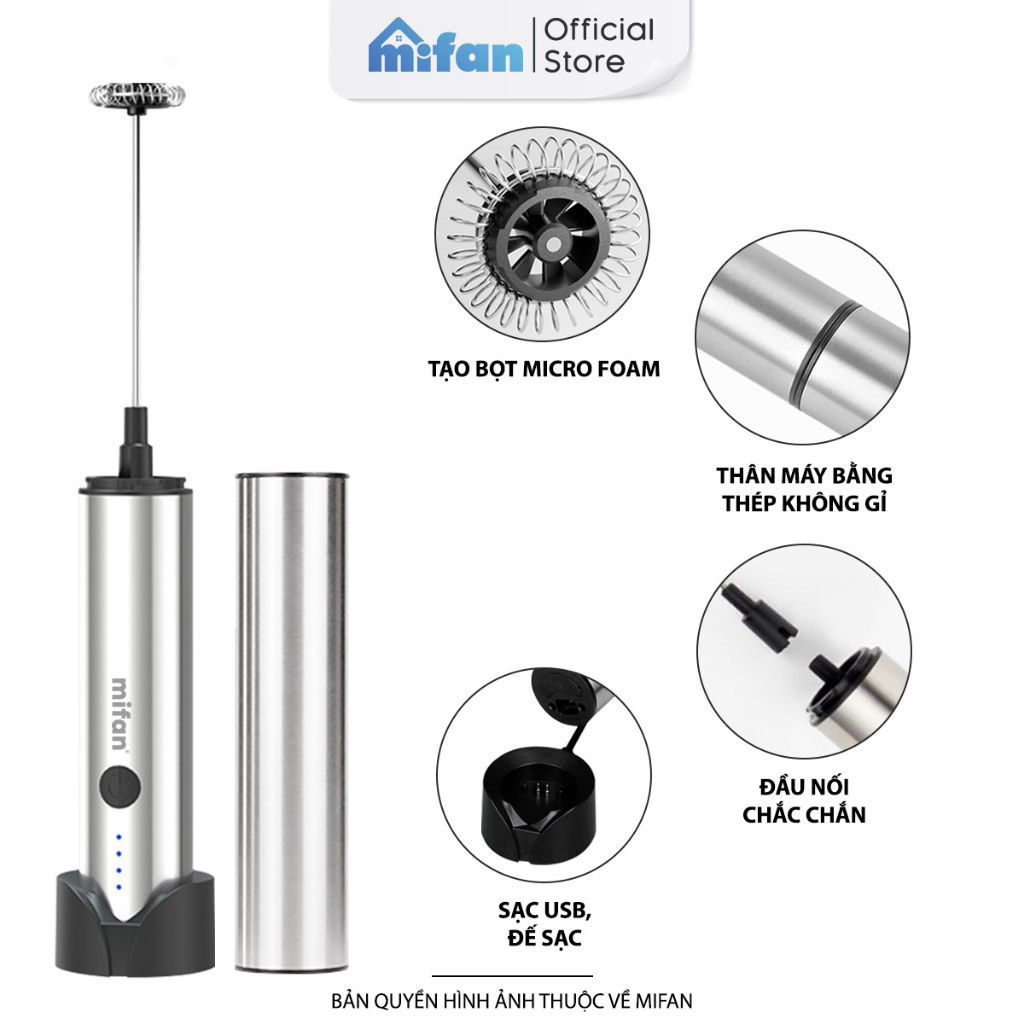 Máy Đánh Bọt Cà Phê Microfoam Mifan MF1501G