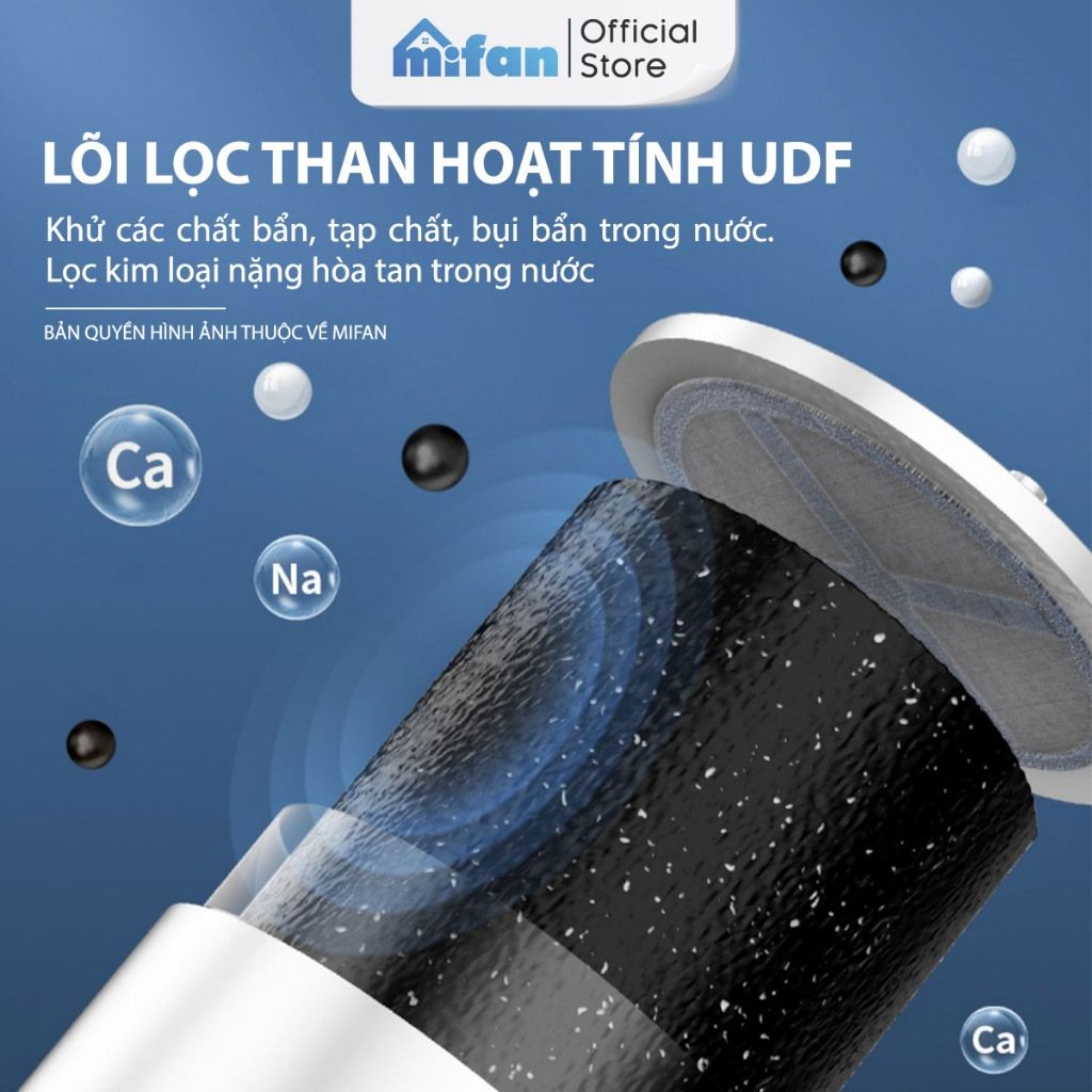 Bộ Lọc Nước Đầu Vòi Hoa Sen 20 Bước MIFAN