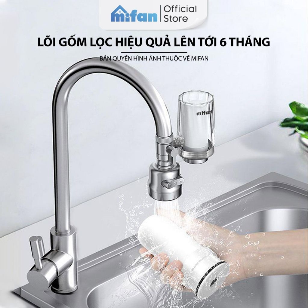 Lõi Lọc Gốm Sứ Ceramic Thay Thế Bộ Lọc Nước Đầu Vòi MIFAN