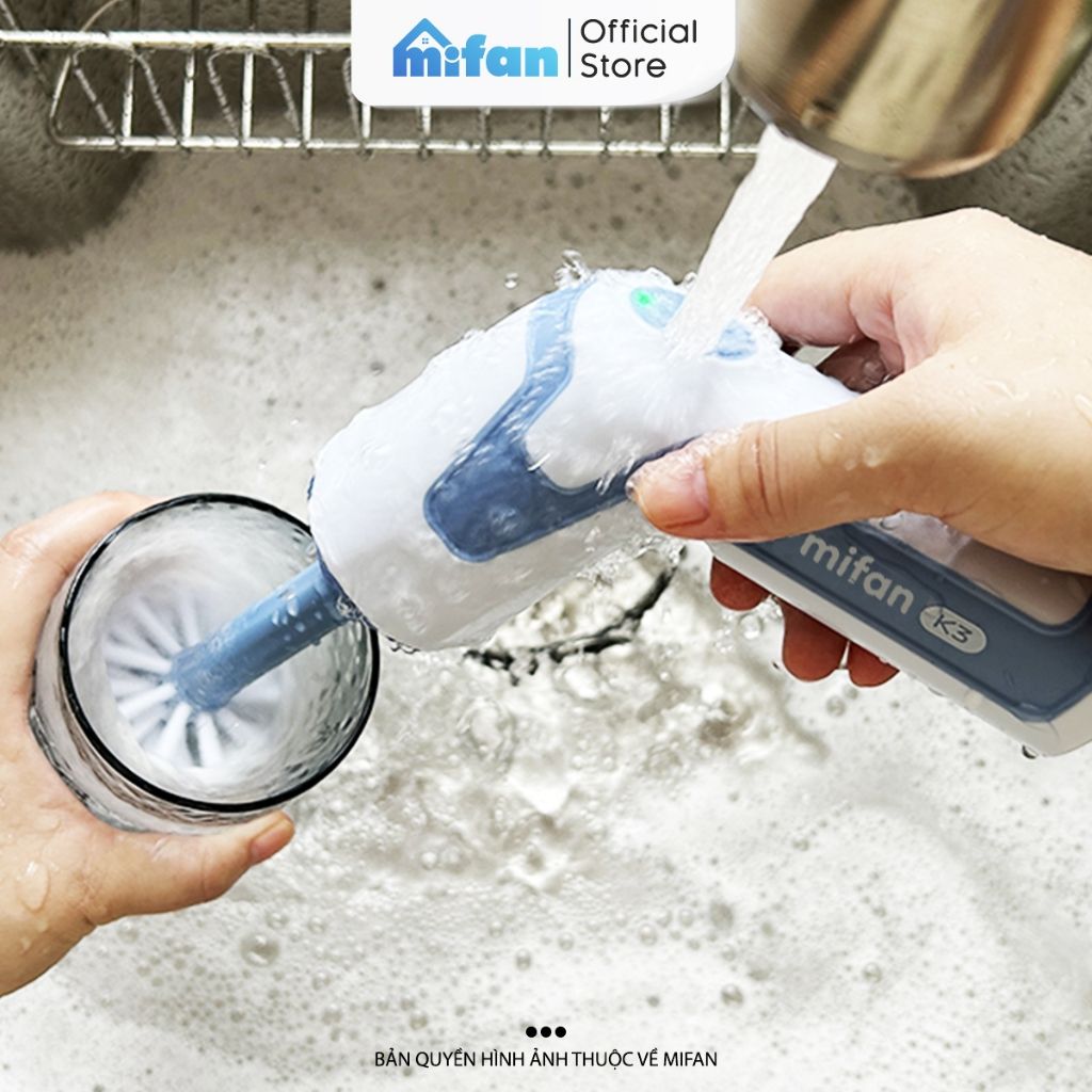 Phụ Kiện Thay Thế Máy Cọ Rửa Điện Cầm Tay Đa Năng Mifan K3 C3