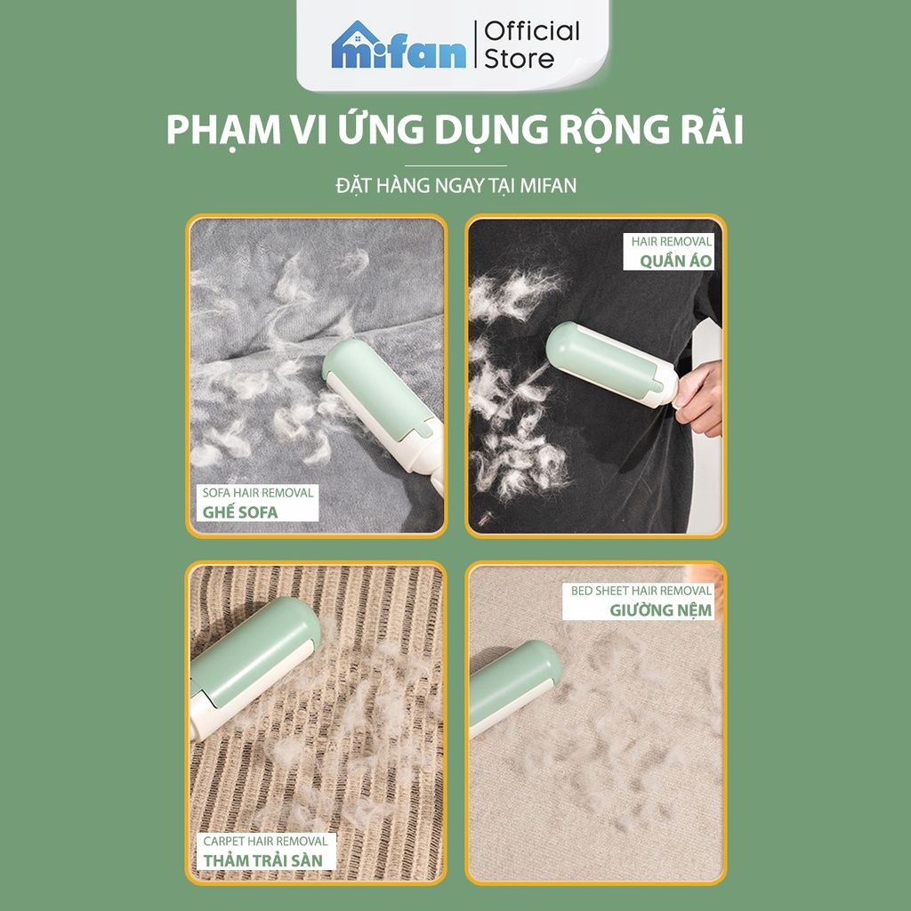 Căy lăn bụi lông chó mèo tĩnh điện đa năng Mifan