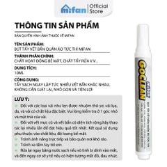 Bút Tẩy Vết Bẩn Quần Áo Tức Thì Mifan GOCLEAN 10ml