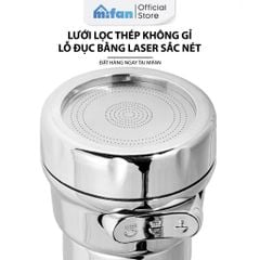 Đầu vòi rửa bát tăng áp lọc nước 3 chế độ phun Mifan