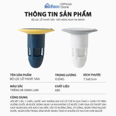 Bộ Nắp Ga Thoát Sàn Ngăn Mùi Hôi Cống Cao Cấp MIFAN