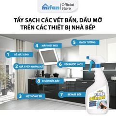 Xịt Tẩy Dầu Mỡ Nhà Bếp Mifan 500ml