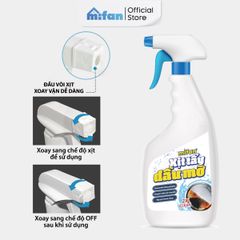 Xịt Tẩy Dầu Mỡ Nhà Bếp Mifan 500ml