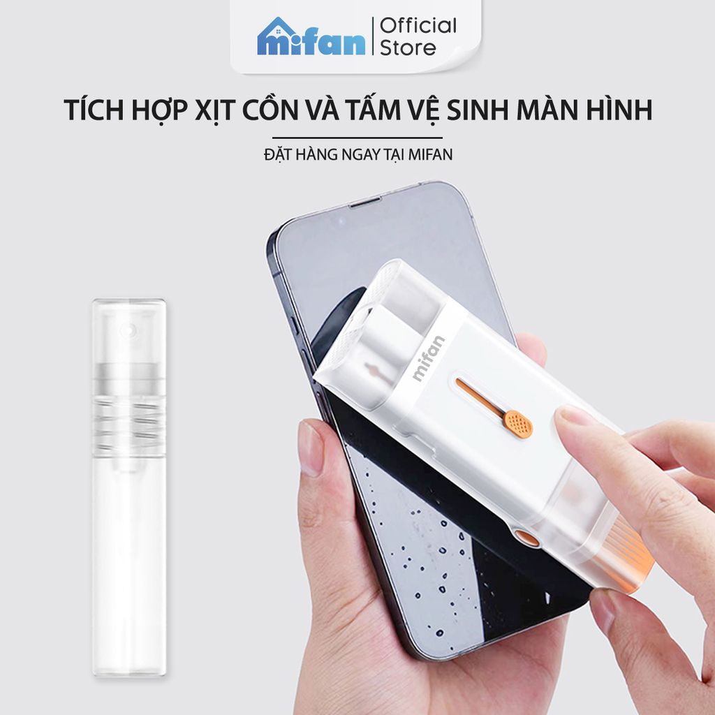 Bộ dụng cụ vệ sinh tai nghe bluetooth, điện thoại, máy tính, laptop đa năng 8 trong 1 cao cấp Mifan