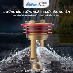 Bộ Lõi Lọc Ngăn Mùi Hôi Lỗ Thoát Sàn Nam Châm MIFAN