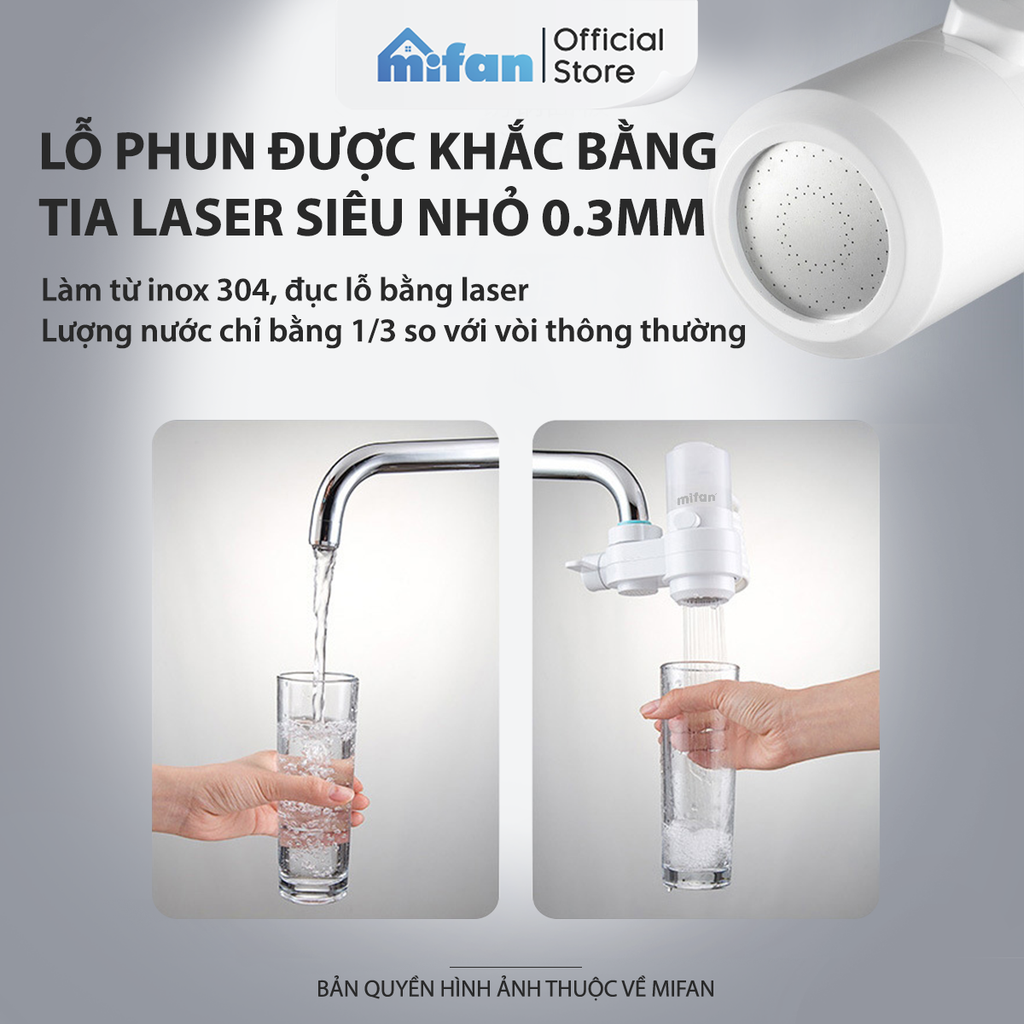Vòi Rửa Bát Tăng Áp Tạo Bọt MIFAN