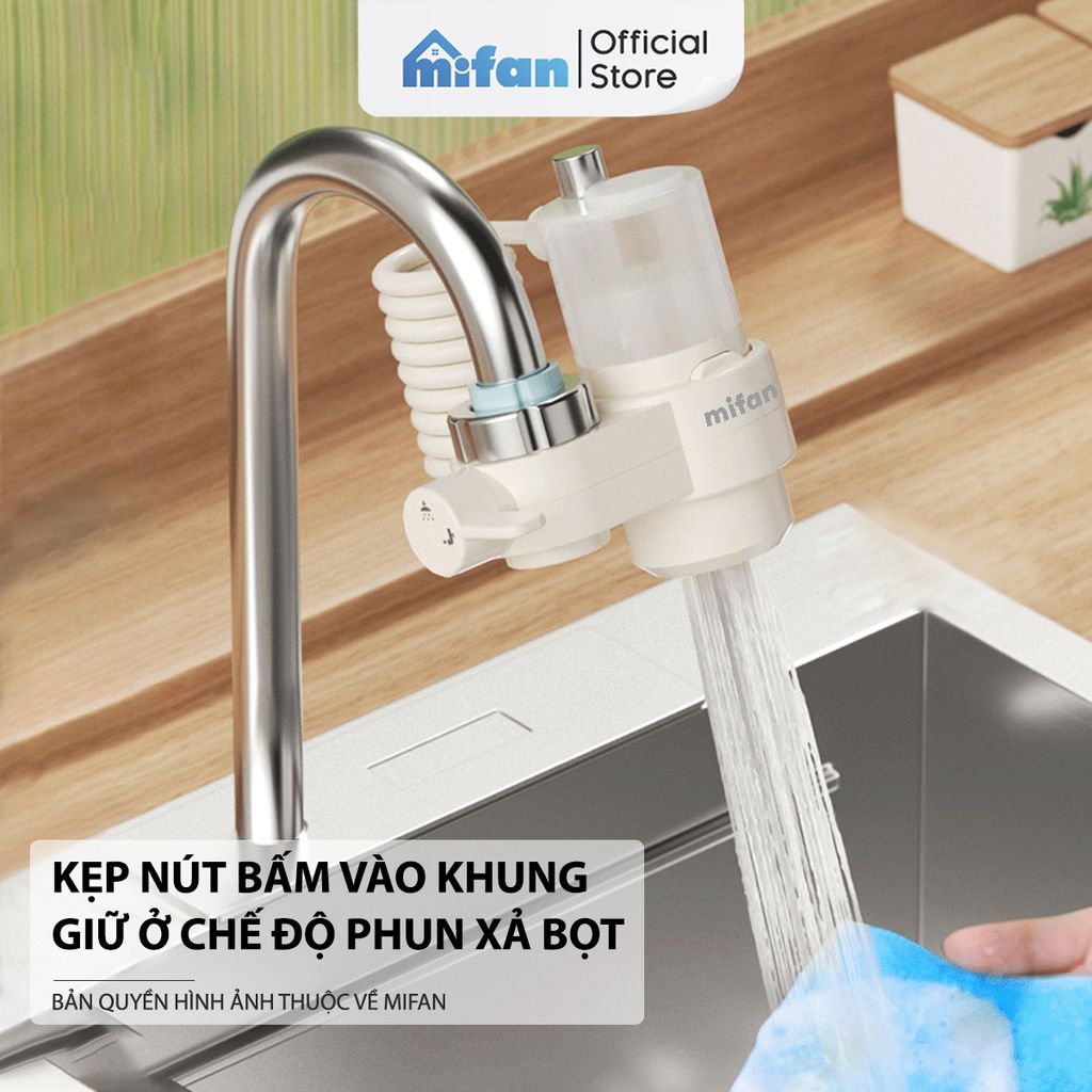 Vòi Rửa Bát Tăng Áp Tạo Bọt MIFAN