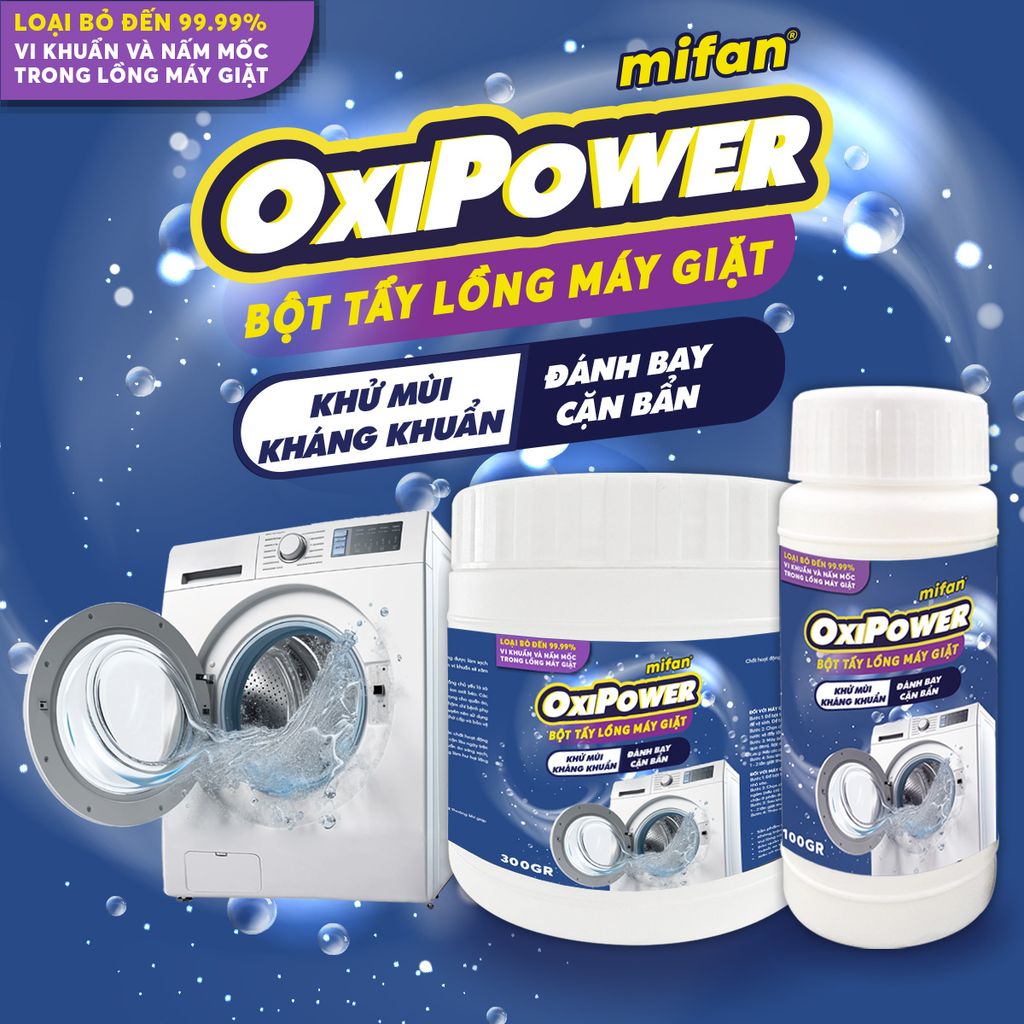 Bột Tẩy Vệ Sinh Lồng Máy Giặt Cao Cấp Mifan