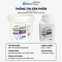 Bột Tẩy Trắng Quần Áo Đa Năng Mifan OxiPower