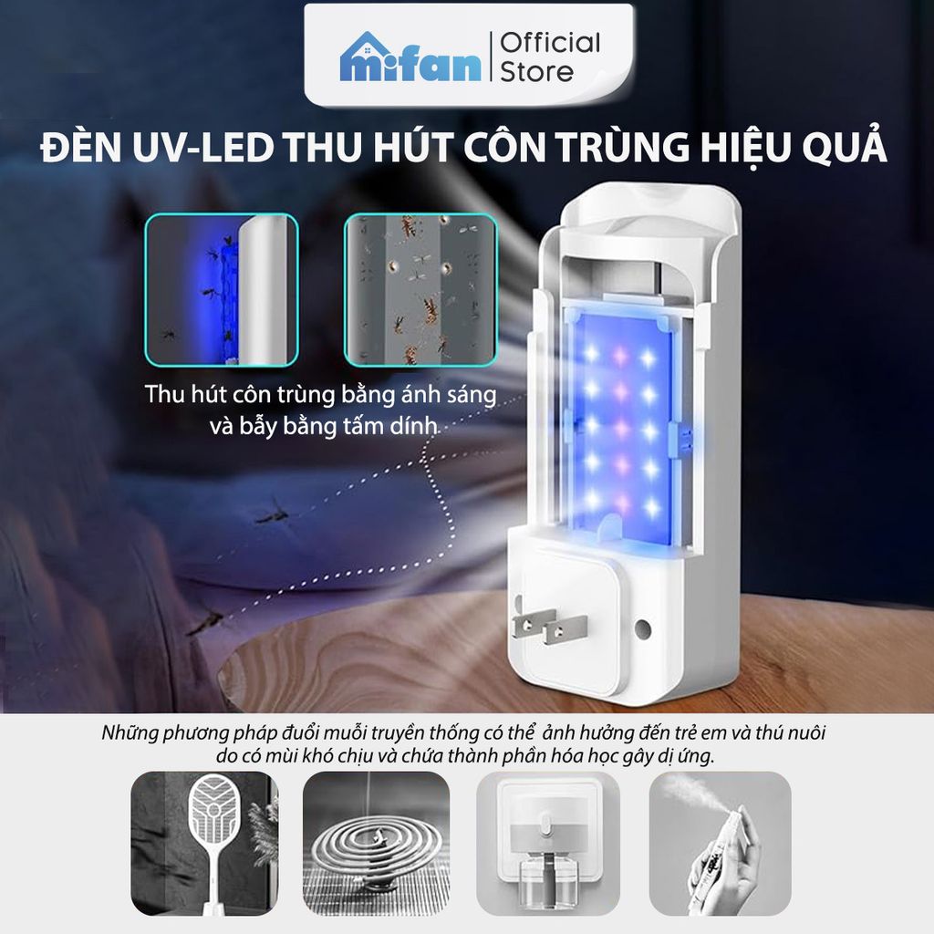 Đèn Bắt Muỗi Keo Dính UV-LED MIFAN