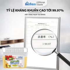 Hộp gel khử mùi tủ lạnh hương chanh Mifan Renewll 150gr