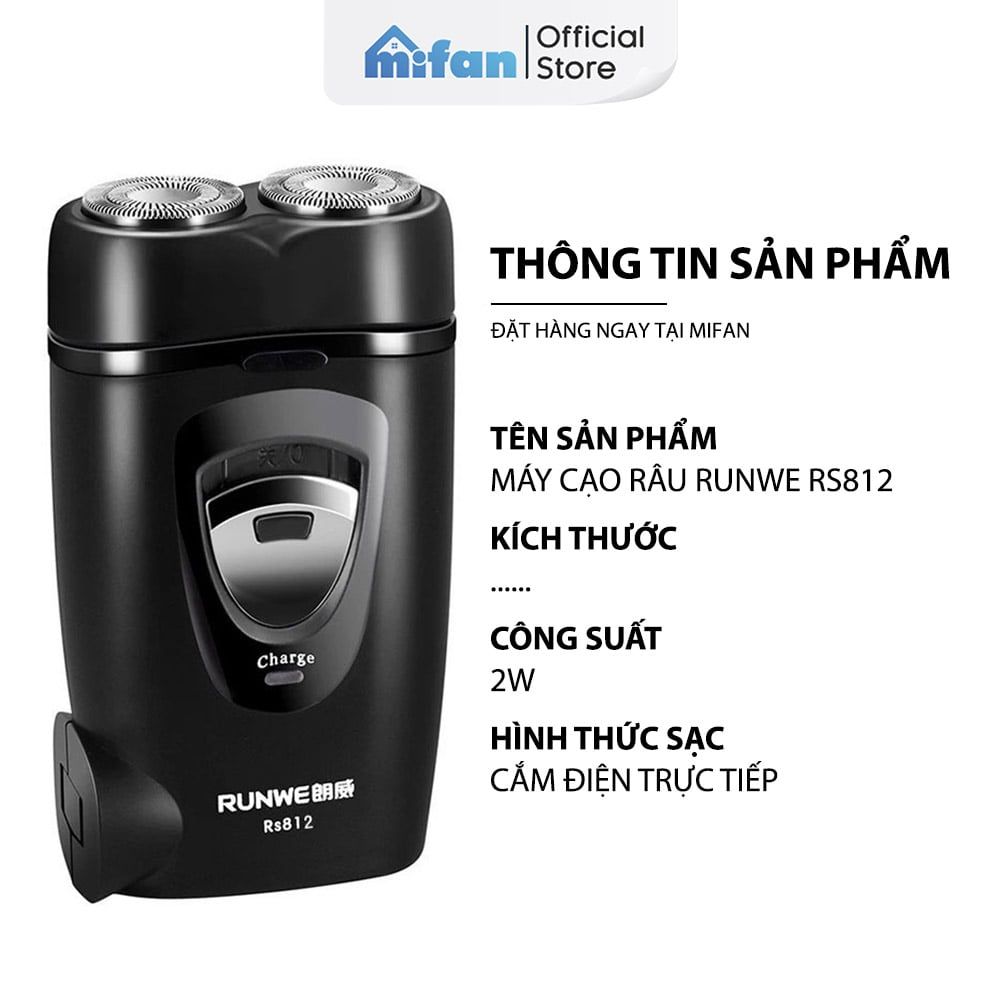 Máy Cạo Râu Mifan Runwe RS812 Cao Cấp