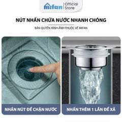Bộ Lọc Rác Bồn Rửa Bát Inox 304 3in1 Mifan