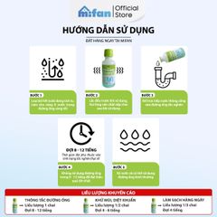Nước thông tắc cống không sinh nhiệt YUHAO cực mạnh 500ml