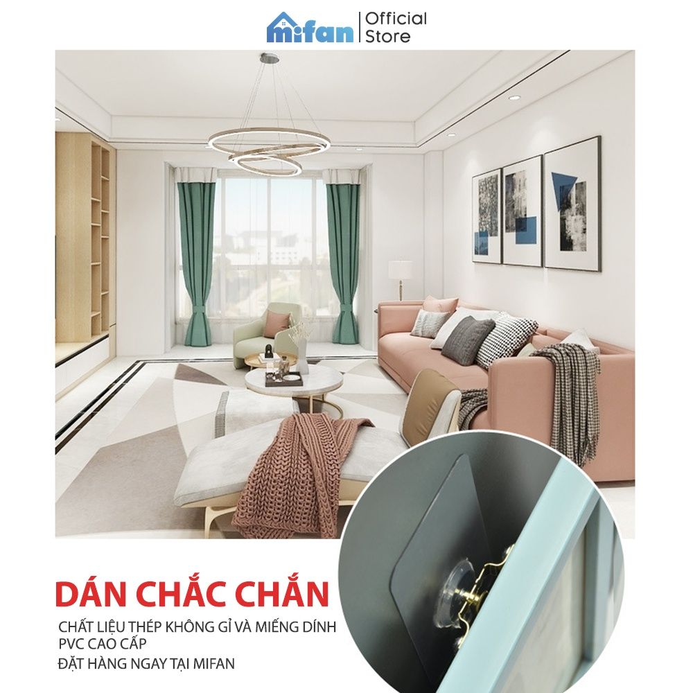 Miếng Dán Tường Đinh Vít Treo Tường Siêu Chắc MIFAN