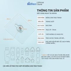 Móc Dán Tường Treo Tranh Siêu Dính MIFAN