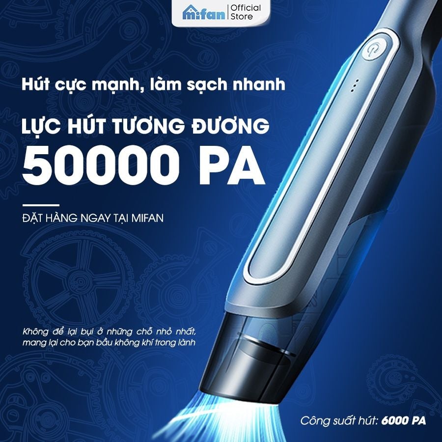Máy Hút Bụi Cầm Tay Mini Không Dây MIFAN Siêu Mạnh