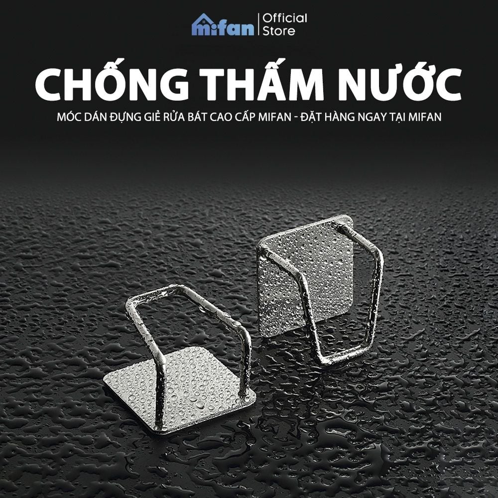 Móc Dán Tường Inox 304, Keo 3M Cao Cấp MIFAN