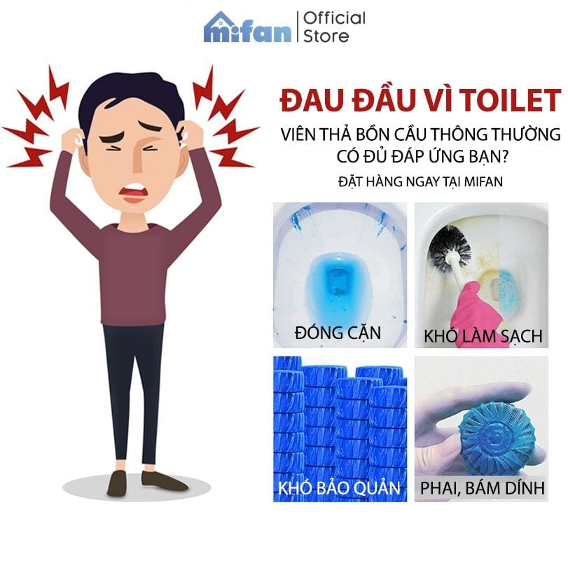Chai Thả Bồn Cầu LKB 230gr Hình Con Heo