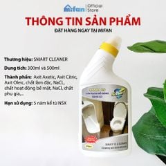 Nước Tẩy Rửa Làm Trắng Đồ Dùng Bằng Sứ SMART TS