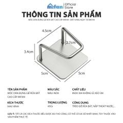 Móc Dán Tường Inox 304, Keo 3M Cao Cấp MIFAN