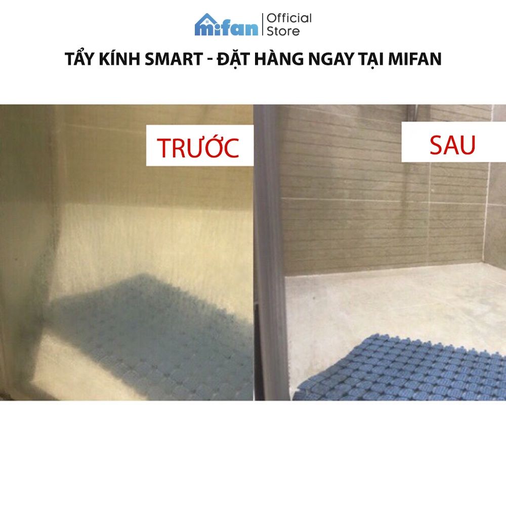 Nước Tẩy Rửa Cặn Canxi Trên Kính Smart Tk