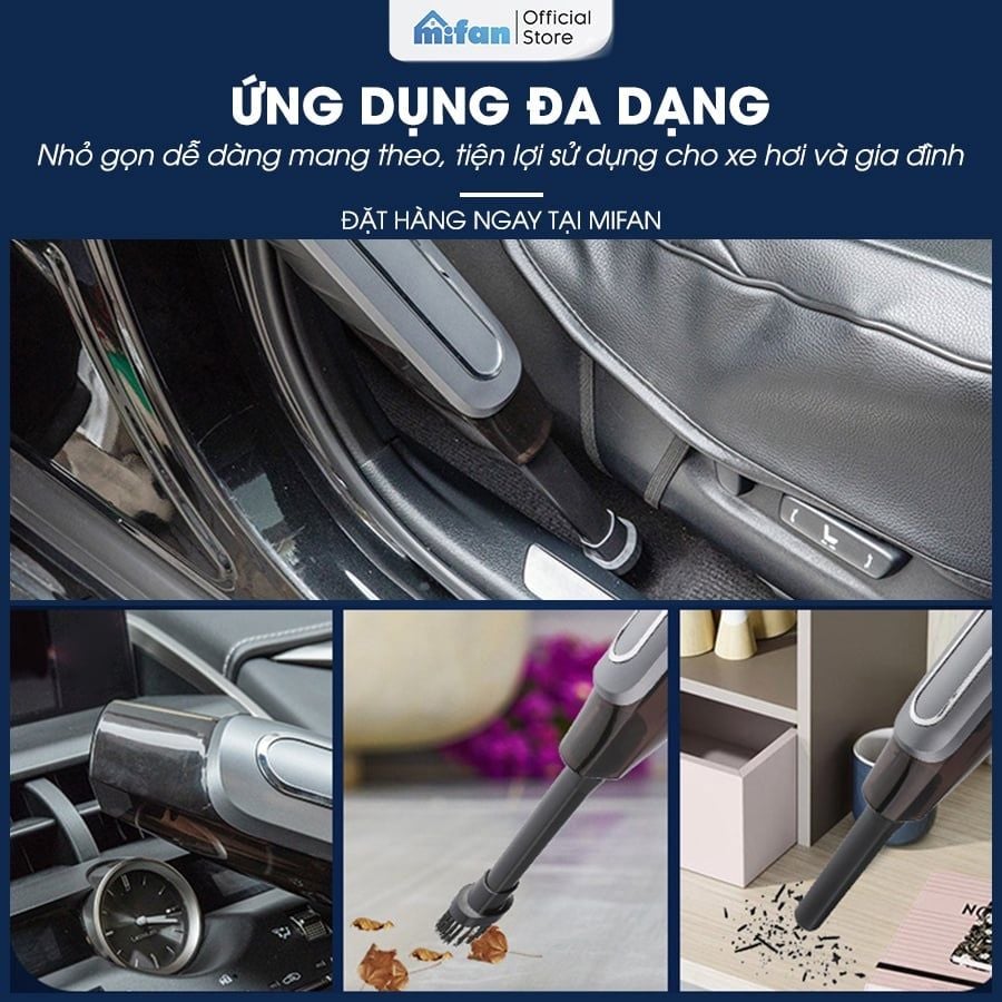 Máy Hút Bụi Cầm Tay Mini Không Dây MIFAN Siêu Mạnh