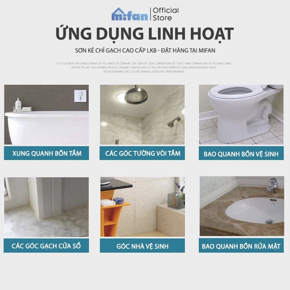 Sơn Kẻ Chỉ Gạch Cao Cấp LKB 280ml