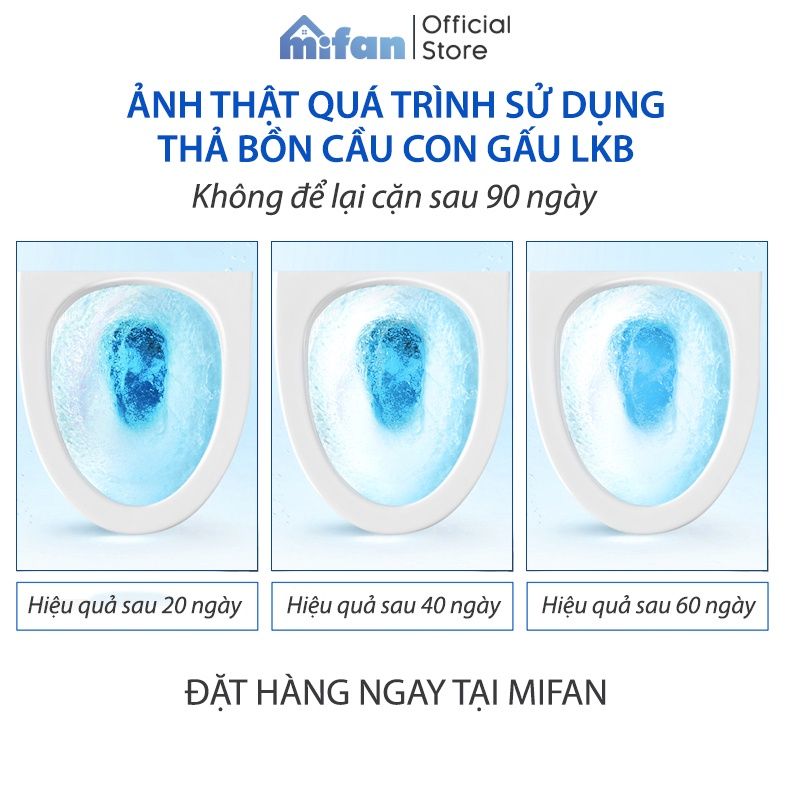 Chai Thả Bồn Cầu LKB 230gr Hình Con Heo