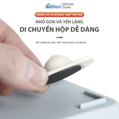 Bộ 4 Bánh Xe Dán MIFAN Di Chuyển Thùng, Hộp