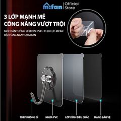 Móc Dán Tường Siêu Dính Siêu Chịu Lực MIFAN