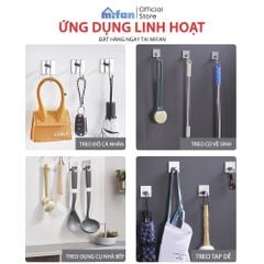 Móc Dán Tường Inox 304 Cao Cấp MIFAN