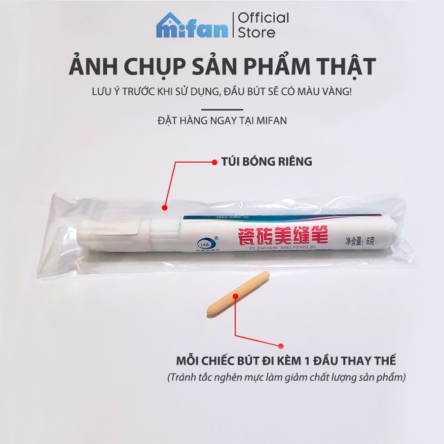Bút Sơn Kẻ Chỉ Gạch LKB 6gr