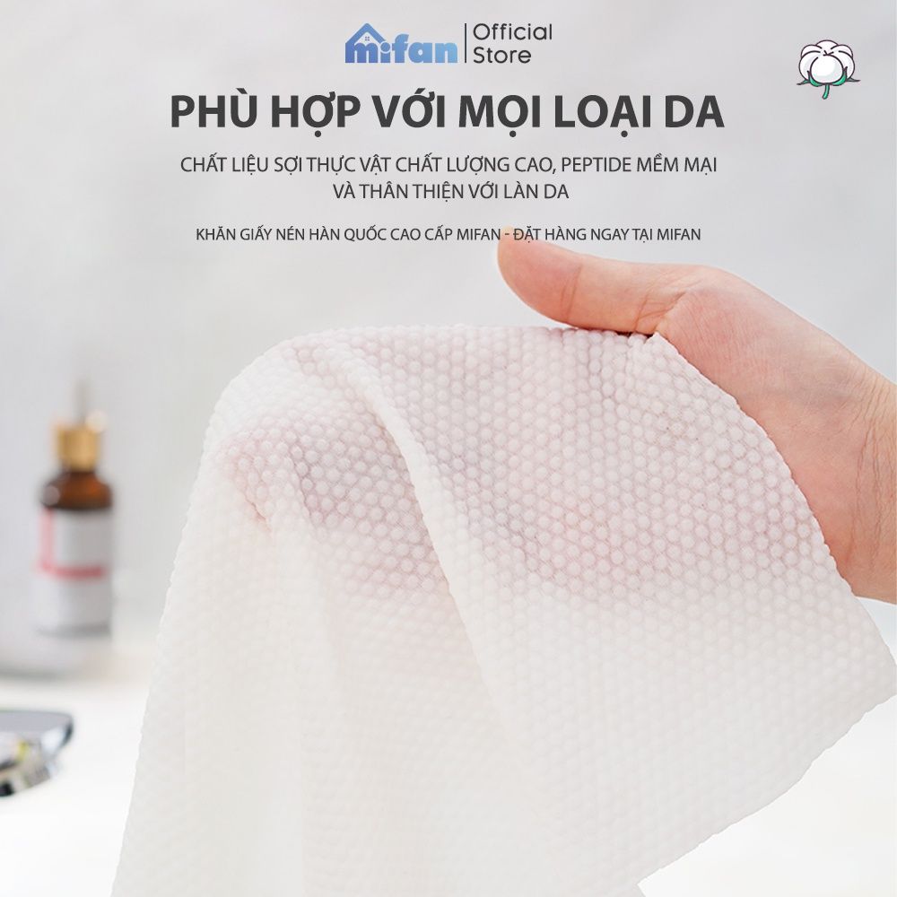 Khăn Giấy Nén Hàn Quốc Cao Cấp MIFAN