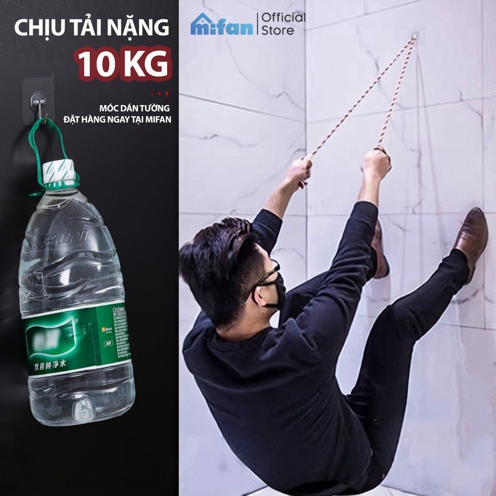 Móc Dán Tường Siêu Dính Siêu Chịu Lực MIFAN