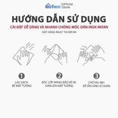 Móc Dán Tường Inox 304 Cao Cấp MIFAN