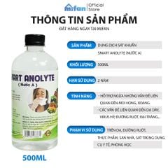 Dung dịch sát khuẩn Smart A 500ml