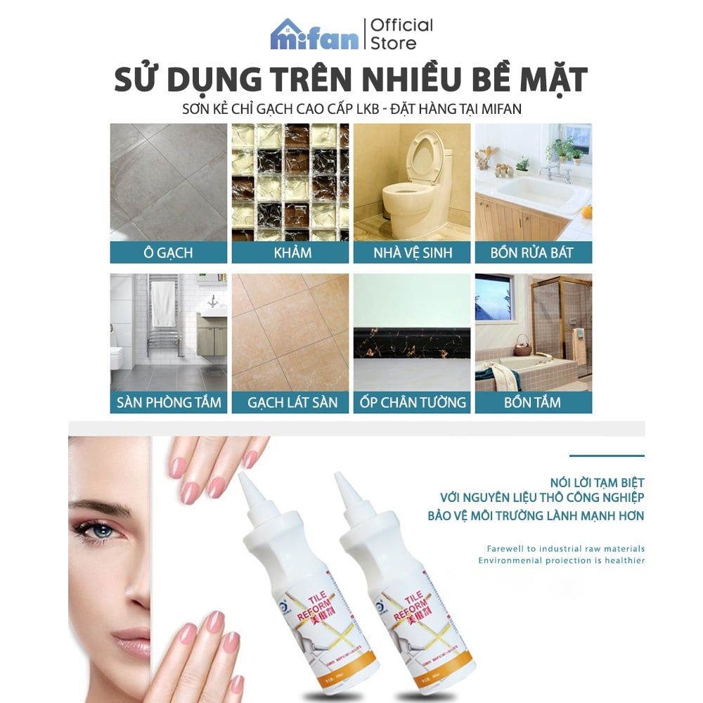 Sơn Kẻ Chỉ Gạch Cao Cấp LKB 280ml